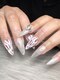 ケソン ネイル スタジオ(qeson nail studio)の写真/長さが欲しい方必見☆お爪の形のお悩みやコンプレックスがある方◎折れてしまった爪の長さ出しは1本～OK！