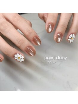 エンズネイル(O’s nail)/ぷっくりフラワーネイル