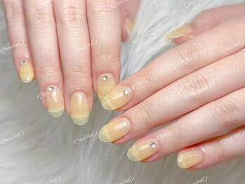 ノア ネイル(Noa Nail)/イエローカラー　ジェルネイル