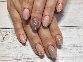 大人押し花ネイル