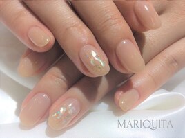 スキンカラー☆ベージュネイル