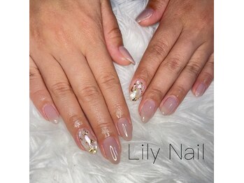 リリーネイル(Lily Nail)/カラグラ＋シェルアート　　