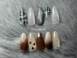 冬のデザインネイル♪￥8500