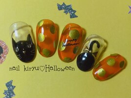 ハロウィンネイル♪
