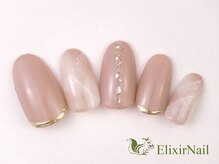 エリクサーネイル 五反田(Elixir Nail)/定額a シンプル／クーポン使用