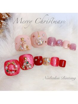 ビンタン(Bintang)/クリスマスネイル