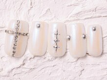 ネイルメゾン 渋谷店(NAIL MAISON)/十字架オーロラY2K￥6980
