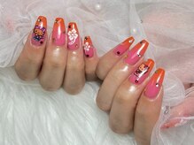 プティ アイビューティ 京橋店(peTiT eyebeauty)/平成　Y2K　夏　ハイビスカス