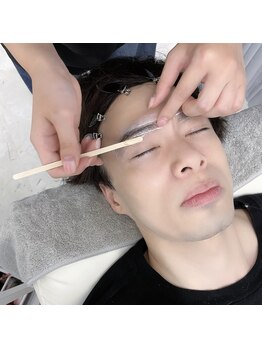 眉毛男子 池袋店/ご利用STEP４）眉毛ワックス脱毛
