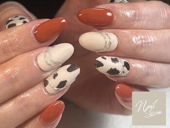 ネイルセッション(nail session)/秋色アニマル
