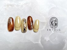 エアフォルク 銀座(ERFOLG)/ブレンドカラー×ベッコウネイル