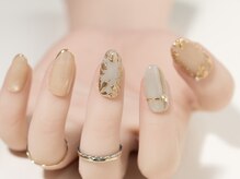 エムスラッシュネイル 本牧店(M SLASH)/大人カッコイイネイル