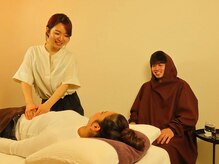 アミネデトックス アンド ヒーリング(Amine Detox&Healing)の雰囲気（カップルやお友達とペア施術も可能♪）
