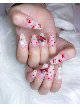 ベティネイル アイラッシュ(Betty Nail)/ミニハートリボンネイル ジェル