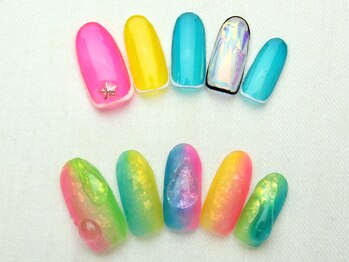 ユースタイル 新宿店(U-style)/カラフルシアーネイル