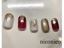 ネイル アンド アイラッシュ ニコニコ(niconico)/ボルドーゴールド