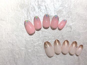 ネイルサロン ブリオン(Nail Salon Bullion)/グラデーションミラーネイル