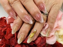 ダブルネイル(Double Nail)/【ほり】マグネットネイル