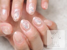 うるうるオーロラネイル