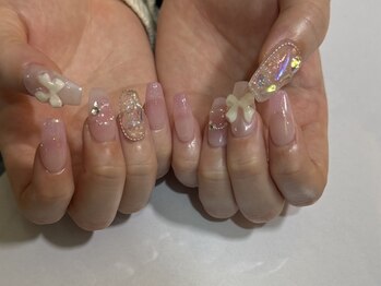 ロー(LOWE)/ピンクオーロラネイル