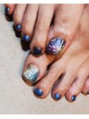 Summerフットネイル