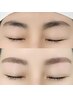 《再来》眉スタイリング+眉カラー+毛量調節(眉メイク付き)