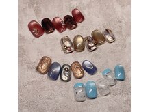 nail salon amo 【4/15 NEW OPEN(予定)】 の雰囲気(春のマグネットアートで大人かわいい上品ネイル 新小岩)