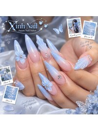 天使のブルーネイル