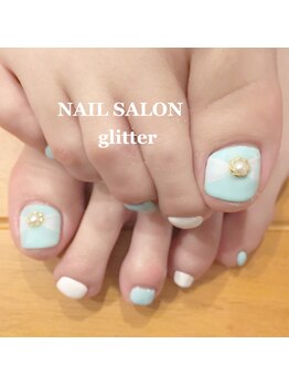 ネイルサロン グリッター(NAIL SALON glitter)/フットネイル
