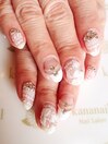 ブライダルレースネイル