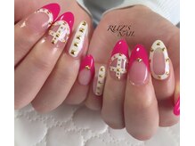 ラズネイル(RUZ'S NAIL)/【秋本】ブランド柄ネイル