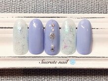 スエルテ ネイルサロン 北千住店/オーロラスノーネイル ¥7000