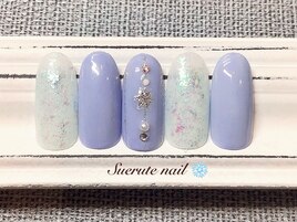 オーロラスノーネイル ¥7000