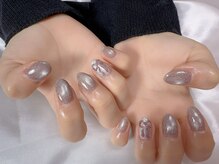 エム ネイルサロン(M)/マグネット＋リポン