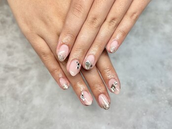 ネイル アイラッシュ 彩 熊谷店/ビジューネイル