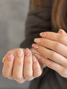 ソアレ(SOARE)/ツイードネイル