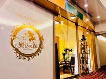 魔法の森の雰囲気（階段を上がったらすぐお店が見えます♪）