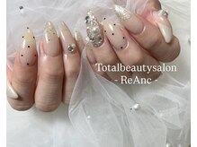 レアンシ(ReAnc)/ドット柄ネイル