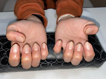 リンク(Rink)の写真/【ネイルが初めての方にも◎】高技術だからこそシンプルが映える！毎日を彩るときめき体験を当店で♪