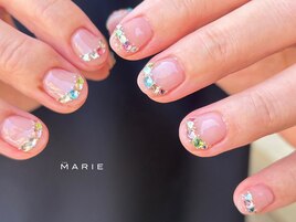ビジューネイル ￥9,900