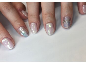 ノンブリック 楽々園店(Nomblic)/オーロラネイル