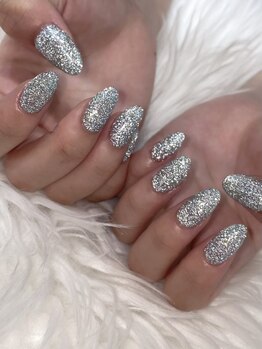 ホランイネイル(HORANGI NAIL)/フラッシュネイル+長さ出し