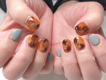 ネイルサロン マハロ 横浜四季の森フォレオ店(Nail Salon Mahalo)/べっ甲ネイル