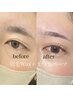 【コーティング&間引き&メイク付き】まつ毛パーマ＋美眉スタイリング￥12200
