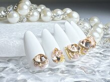 リュールネイル(lueur nail)/ビーズ&ビジューコラボデザイン