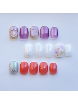 ネイルモア 金沢店(NAIL moA)/定額ジェルＡ　【カラー変更可】