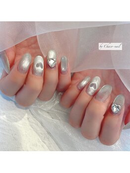 チャコネイル(chaco-nail)/ハートマグネットネイル