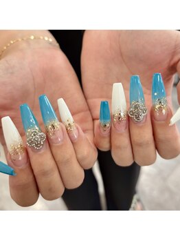 レイネ(Reine)/ターコイズカラーネイル