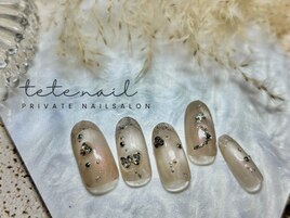 ぴゅあマグ×上品ワンホンネイル