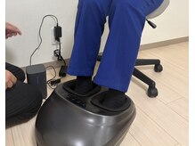 サロン誠流の雰囲気（◇ダイエットコース施術前は足の温めとマッサージを行います）